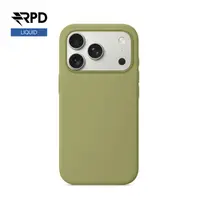 iPhone 17 Pro - Custodia in silicone verde oliva, liquido (versione Magsafe) – Bild 1