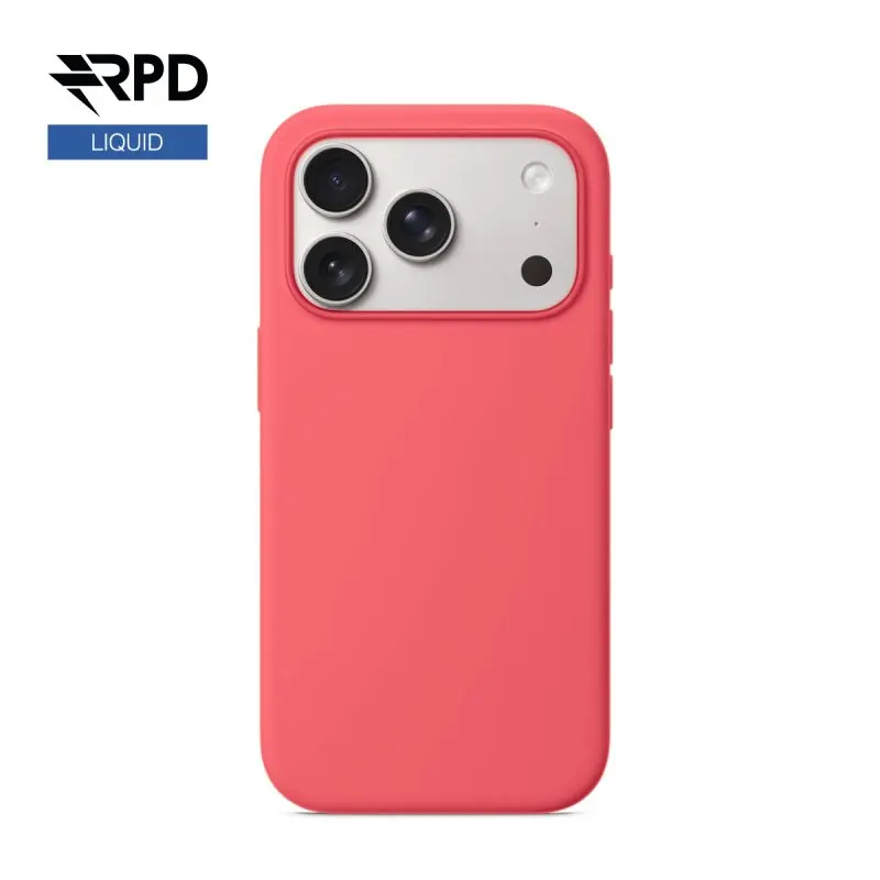 iPhone 17 Pro - Étui en silicone goyave (rouge corail), liquide (version Magsafe)