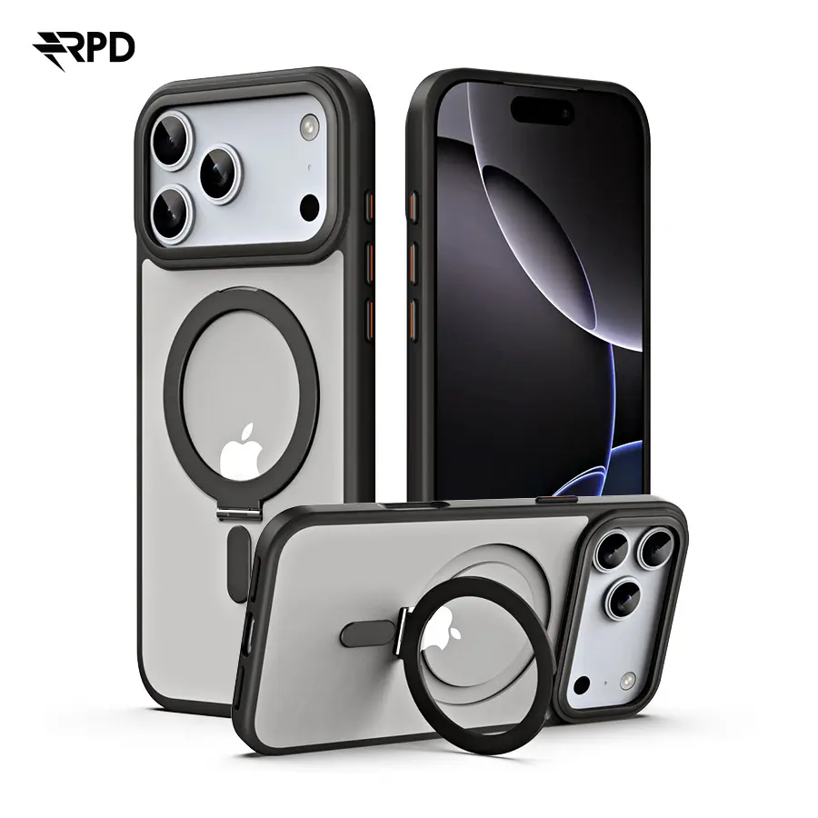 iPhone 17 Pro - Magsafe Stand Etui schwarz matt