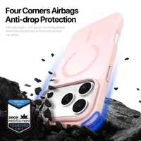iPhone 17 Pro Max - Dux Ducis Yind Series avec Magsafe en rose clair (version Open Ring) – Bild 7