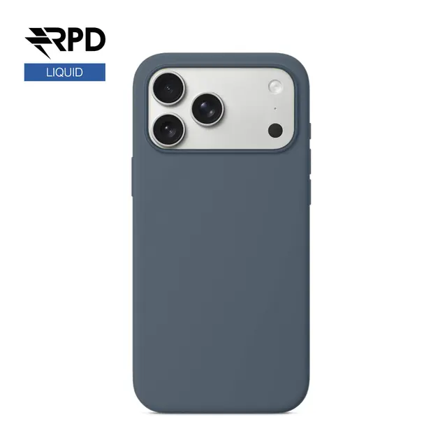 iPhone 17 Pro Max - étui silicone bleu clair, liquide (version Magsafe)