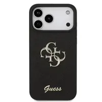 iPhone 17 Pro Max - Guess Metal Logo Glitter Case, Black GUHCP17XHG4SGK – Bild 3
