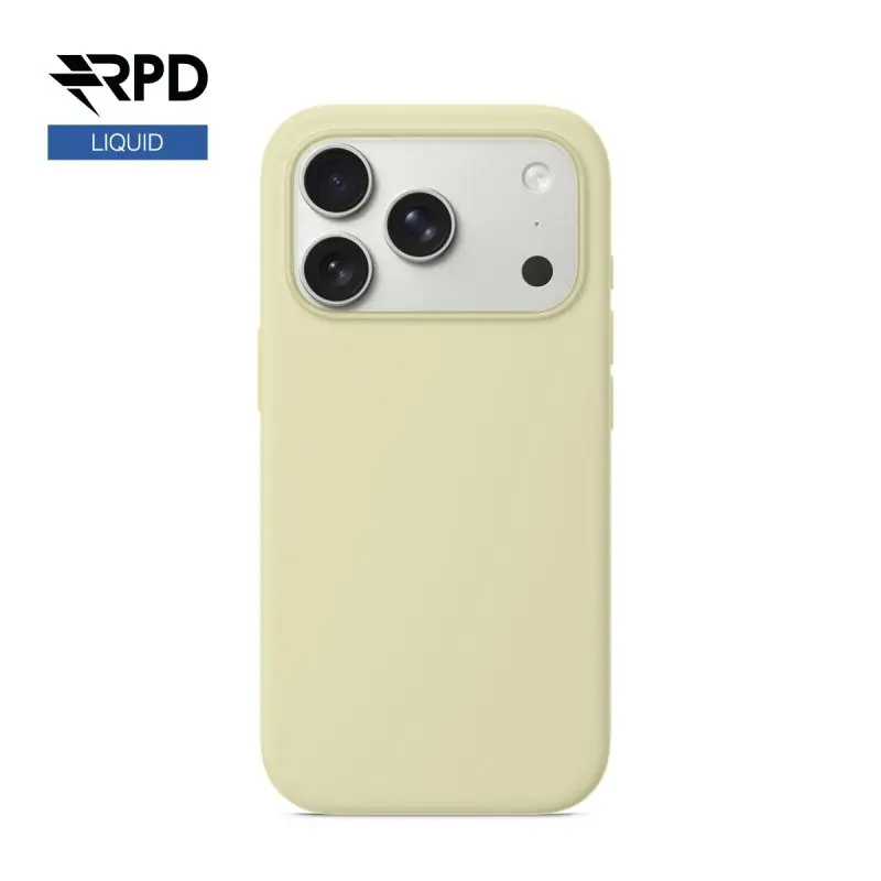 iPhone 17 Pro - Silicone Case Beige, liquid (Magsafe-Version)