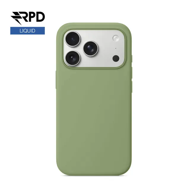 iPhone 17 Pro - Silicone Case Green, liquid (Magsafe version)