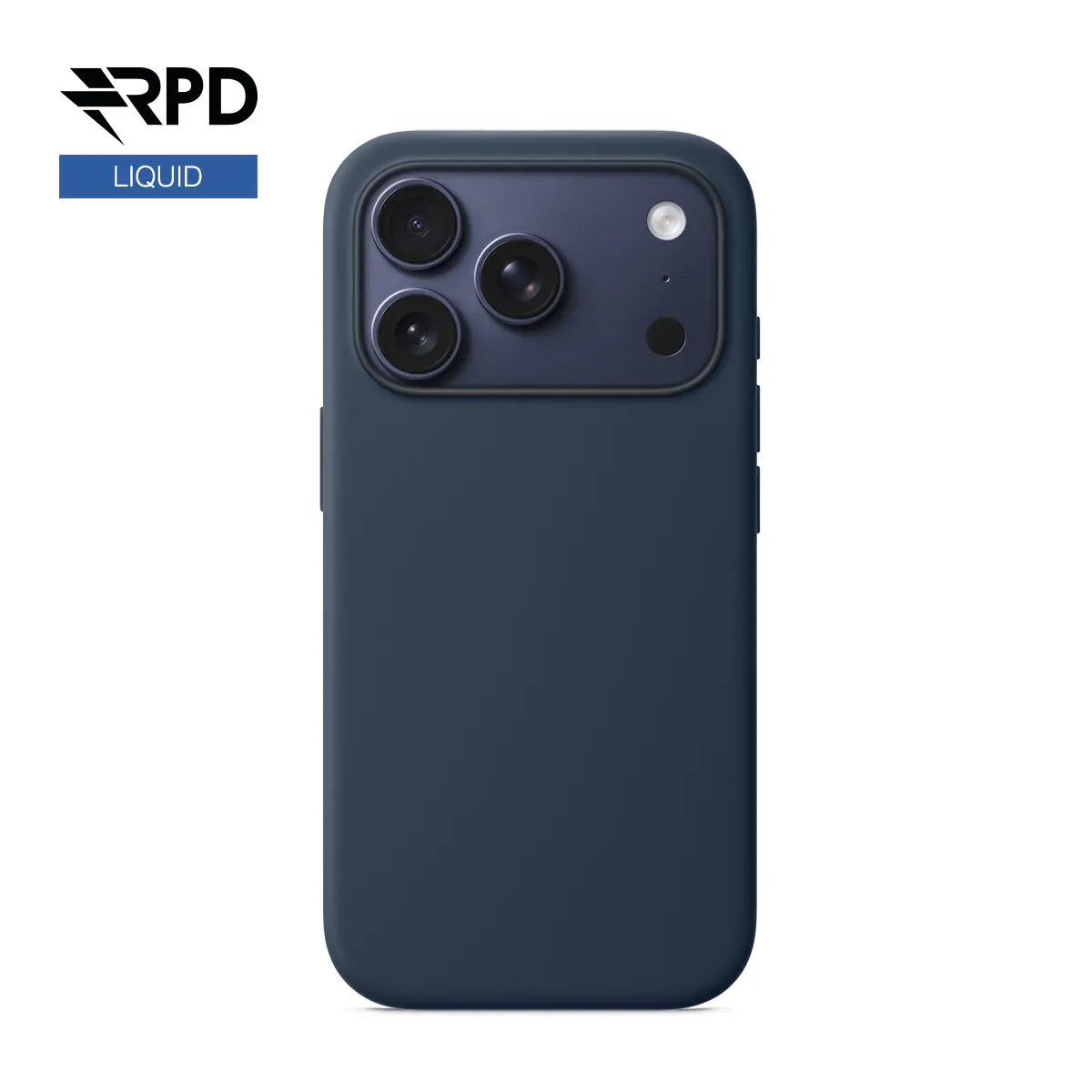 iPhone 17 Pro - Silicone Case Mitternachtsblau, liquid (Magsafe-Version)