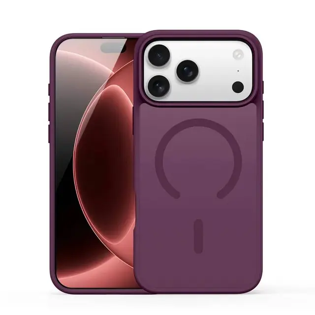 iPhone 18 Pro Max/17 Pro Max - Dux Ducis Yind Series with MagSafe in Dark Cherry