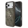 iPhone 18 Pro Max / 17 Pro Max – Guess Metall-Logo-Hülle Gold, Braun GUHCP18X4GMGBR