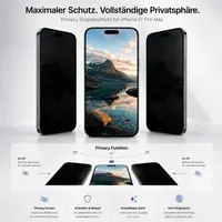 iPhone 18 Pro - Tempered Glass / Panzerglas - Privacy – Bild 2