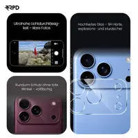 iPhone 18 Pro - Vetro temperato / Vetro rinforzato per fotocamera posteriore - trasparente su tutta la superficie – Bild 7