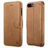 iPhone 7+/8+ iCarer Custodia portafoglio in pelle PU staccabile marrone