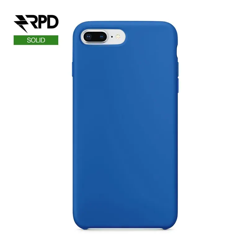 iPhone 7/8 Plus - Custodia in silicone solido Lake Blue