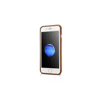 iPhone 7/8 plus iCarer Custodia posteriore del telefono in vera pelle con motivo a trama intrecciata - anello marrone – Bild 3