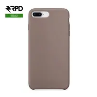 iPhone 7/8 Plus - Solid Silicone Case (kakaobraun) – Bild 1