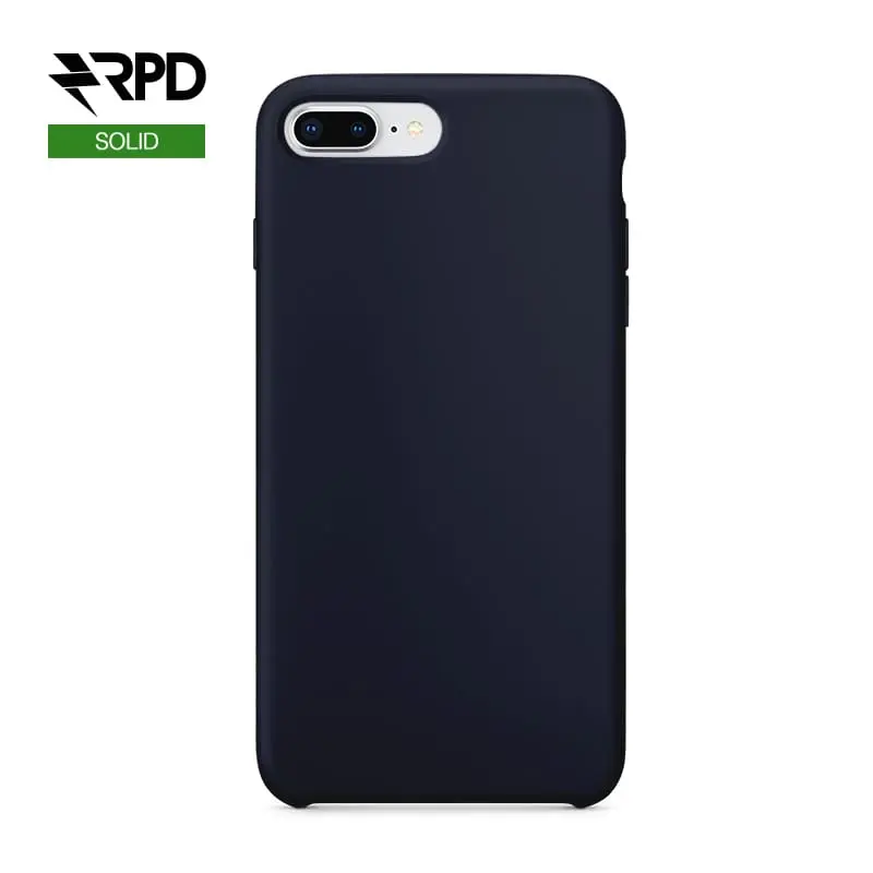 iPhone 7/8 Plus - Solid Silicone Case Midnight Blue
