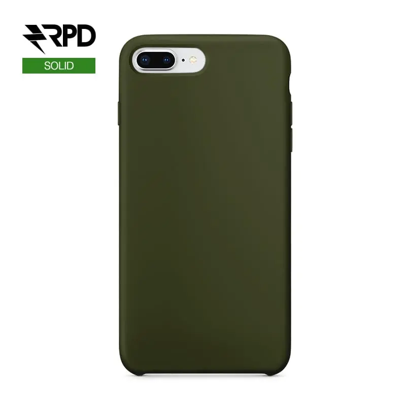 iPhone 7/8 Plus - Solid Silicone Case Pine Green
