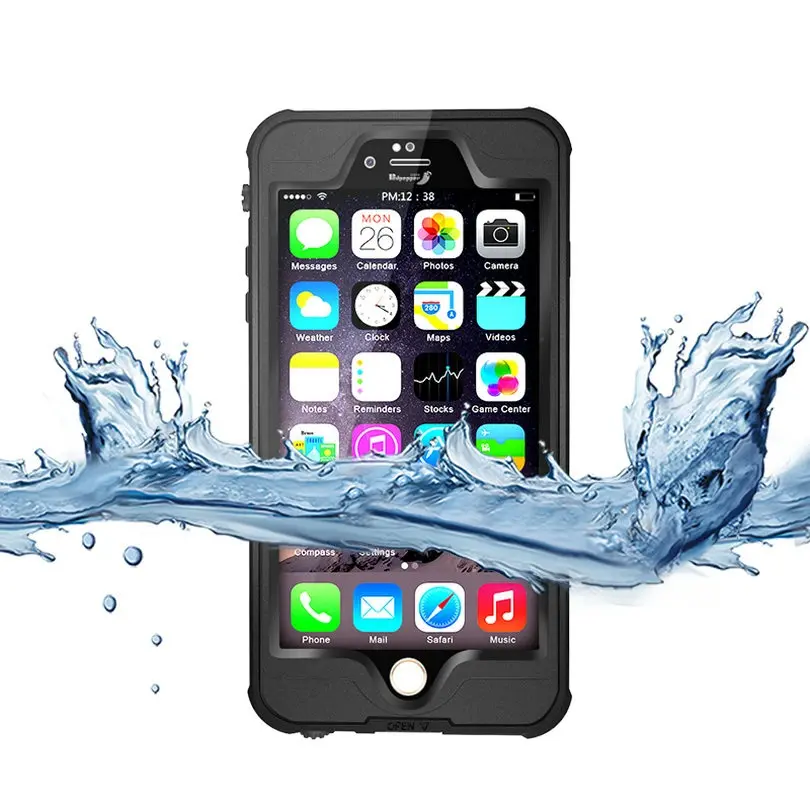 iPhone 7/8/SE 2020/SE 2022 - Custodia impermeabile Redpepper nera