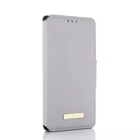 iPhone 7/8/SE 2020/SE 2022- Muxma Flip Case with three card slots gray – Bild 1