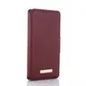 iPhone 7/8/SE 2020/SE 2022- Muxma Flip Case with three card slots wine red