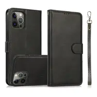 iPhone 7/8/SE2/SE 2022 - Magnetisches 2in1 Flipcase schwarz – Bild 1