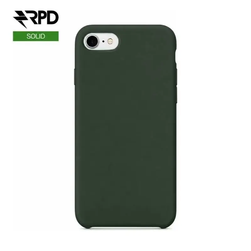 iPhone 7/8/SE2020/SE 2022 - Étui en silicone solide vert marine