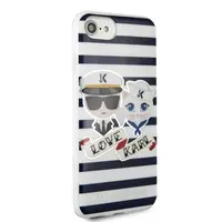 iPhone 7/8/SE2020/SE2022 - Karl Lagerfeld Captain Cat Backcase KLHCP7KSS, rayé – Bild 2