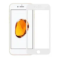 iPhone 7 / 8 - verre trempé / verre blindé - 3D blanc – Bild 1