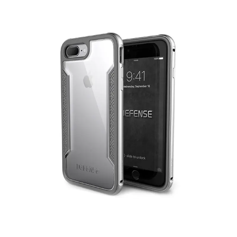 iPhone 7 Plus / 8 Plus - Ingranaggio di difesa Raptic/X-Doria - Grigio militare/Verde
