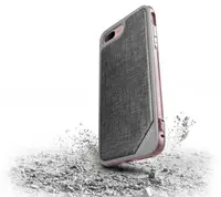 iPhone 7 Plus / 8 Plus - Raptic/X-Doria defence Lux - nylon rosa – Bild 2