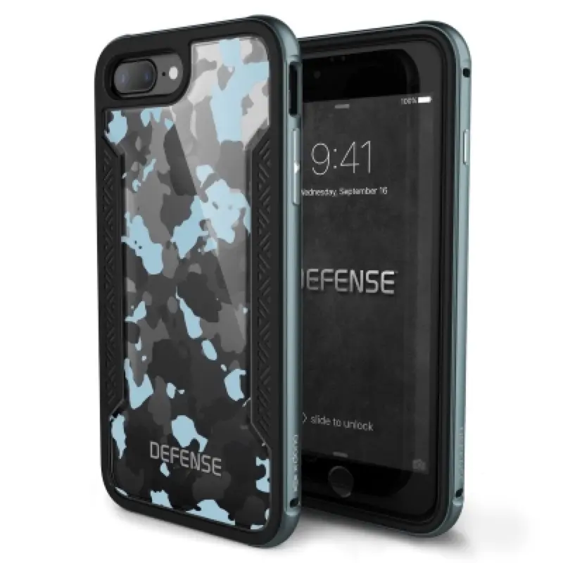 iPhone 7 Plus / 8 Plus - Raptic/X-Doria Defense Shield, military blue