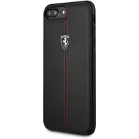 iPhone 7 Plus / 8 Plus – Scuderia Ferrari Leder Case, Schwarz – Bild 3