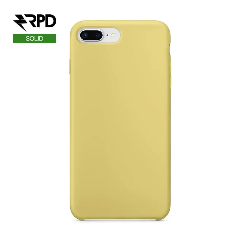 iPhone 7 Plus / 8 Plus - Solid Silicone Case lemonade (light yellow)