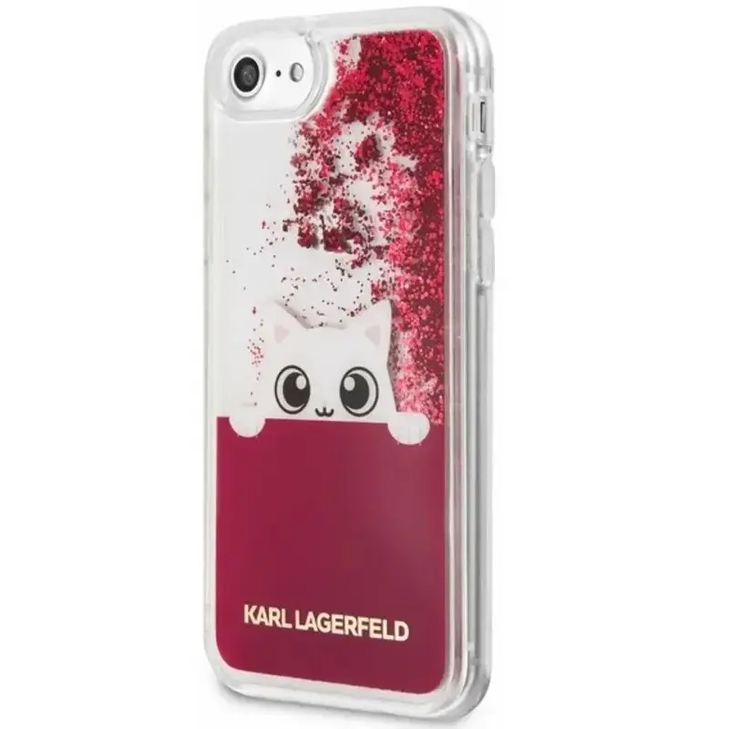 iPhone 8 / iPhone 7 / iPhone 6S / iPhone 6 - Karl Lagerfeld, Hülle, Pink