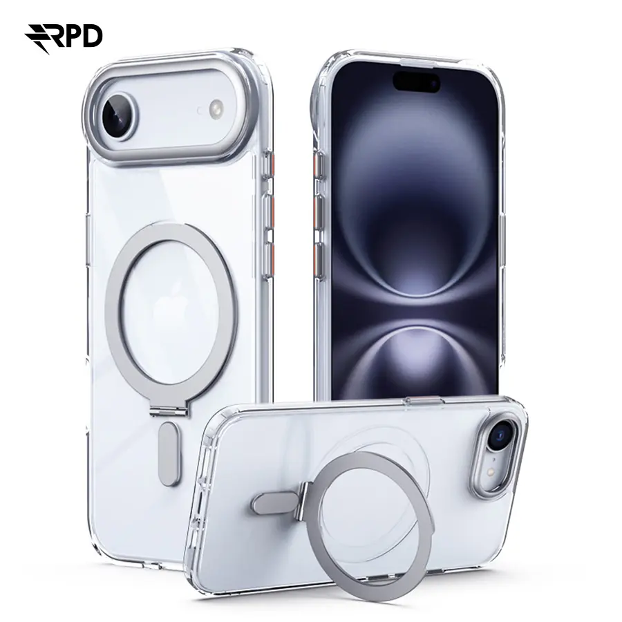 iPhone Air - Magsafe Stand Etui silber