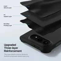iPhone Duo - Custodia in silicone Dux Ducis PIEL con MagSafe, nero – Bild 9