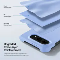 iPhone Duo - Dux Ducis PIEL silicone case with MagSafe, Light Blue – Bild 9