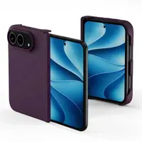 iPhone Duo - Dux Ducis PIEL Silikonhülle mit MagSafe, Weinrot – Bild 2