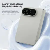 iPhone Duo - Étui en silicone Dux Ducis PIEL avec MagSafe, beige – Bild 5