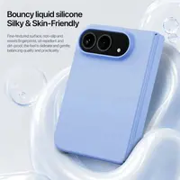 iPhone Duo - Étui en silicone Dux Ducis PIEL avec MagSafe, bleu clair – Bild 5