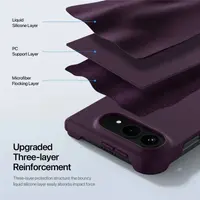 iPhone Duo - Étui en silicone Dux Ducis PIEL avec MagSafe, rouge bordeaux – Bild 9