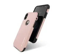 iPhone X/XS - Custodia antiurto Loopee, oro rosa – Bild 3
