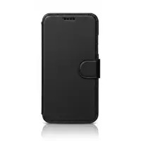 iPhone X/Xs - Custodia Flip in vera pelle iCarer (RIX12-BK) nero – Bild 1