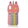 iPhone X/XS – custodia Pop-it Unicorno