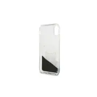 iPhone X / XS - Karl Lagerfeld Liquid Glitter KLHCPXCHPEEBK, nero – Bild 3
