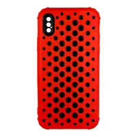 iPhone X/XS - Perforated Case Red – Bild 1