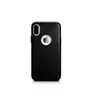 iPhone X/XS - Xoomz di lusso in vera pelle XYPIX003-BK, nero