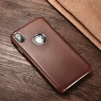iPhone X/XS - Xoomz di lusso in vera pelle XYPIX003-BN, marrone scuro – Bild 2