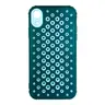 iPhone XR - Custodia traforata blu scuro
