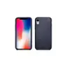 iPhone XR originale in vera pelle Back Cover blu iCarer (No Logo)