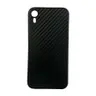 iPhone XR - Robusta custodia in TPU con effetto carbonio, nera