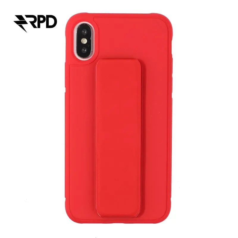 iPhone Xs Max -Etui porte-main rouge
